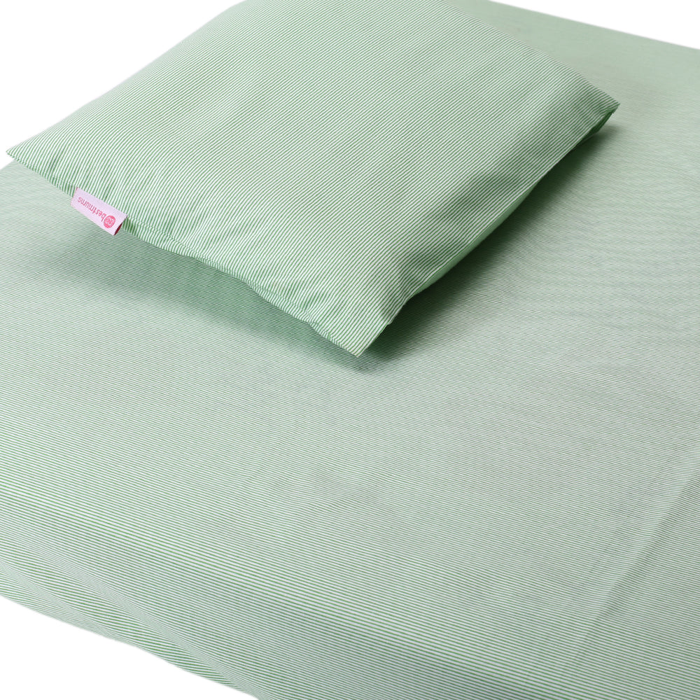 Green Stripes Baby Bedding Set