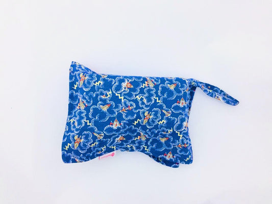 Blue Rockets Diaper Wallet