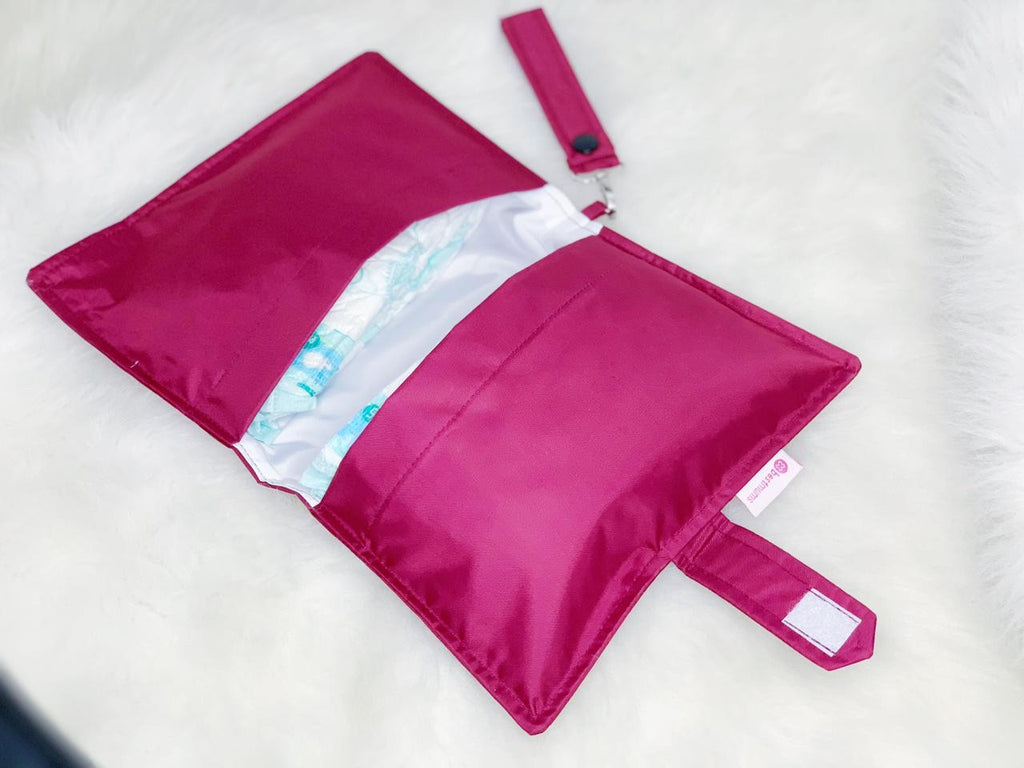 Plum Waterproof Diaper Wallet