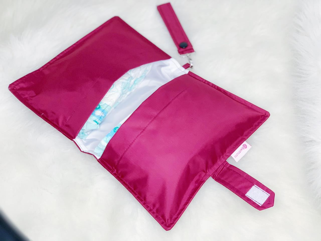 Plum Waterproof Diaper Wallet