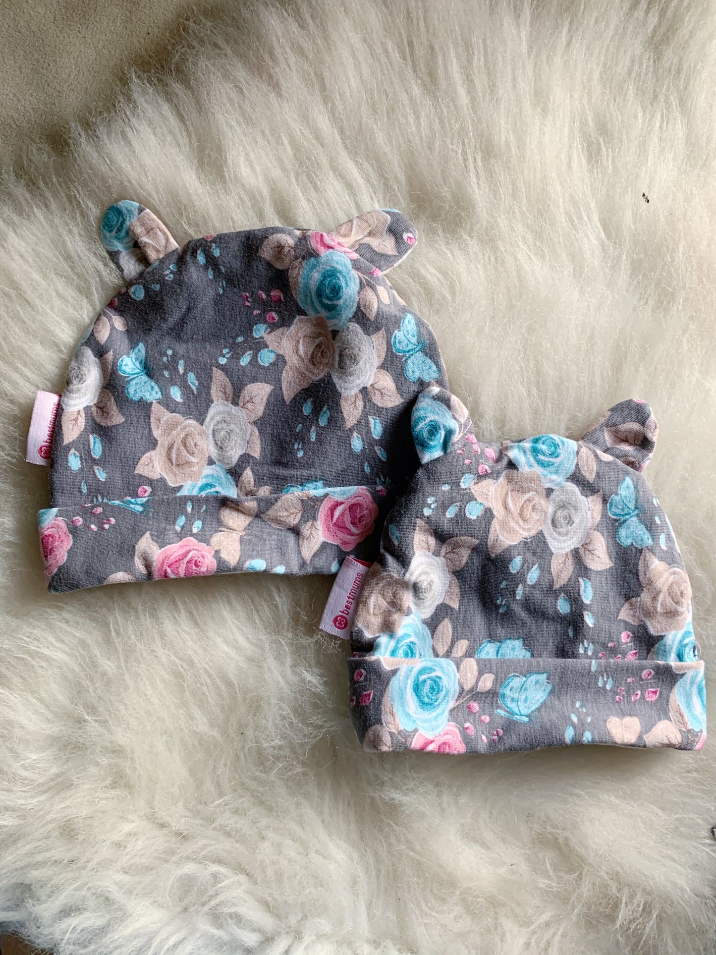 Flowers Baby Hat