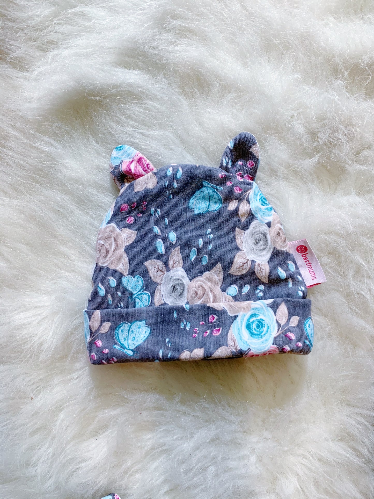Flowers Baby Hat