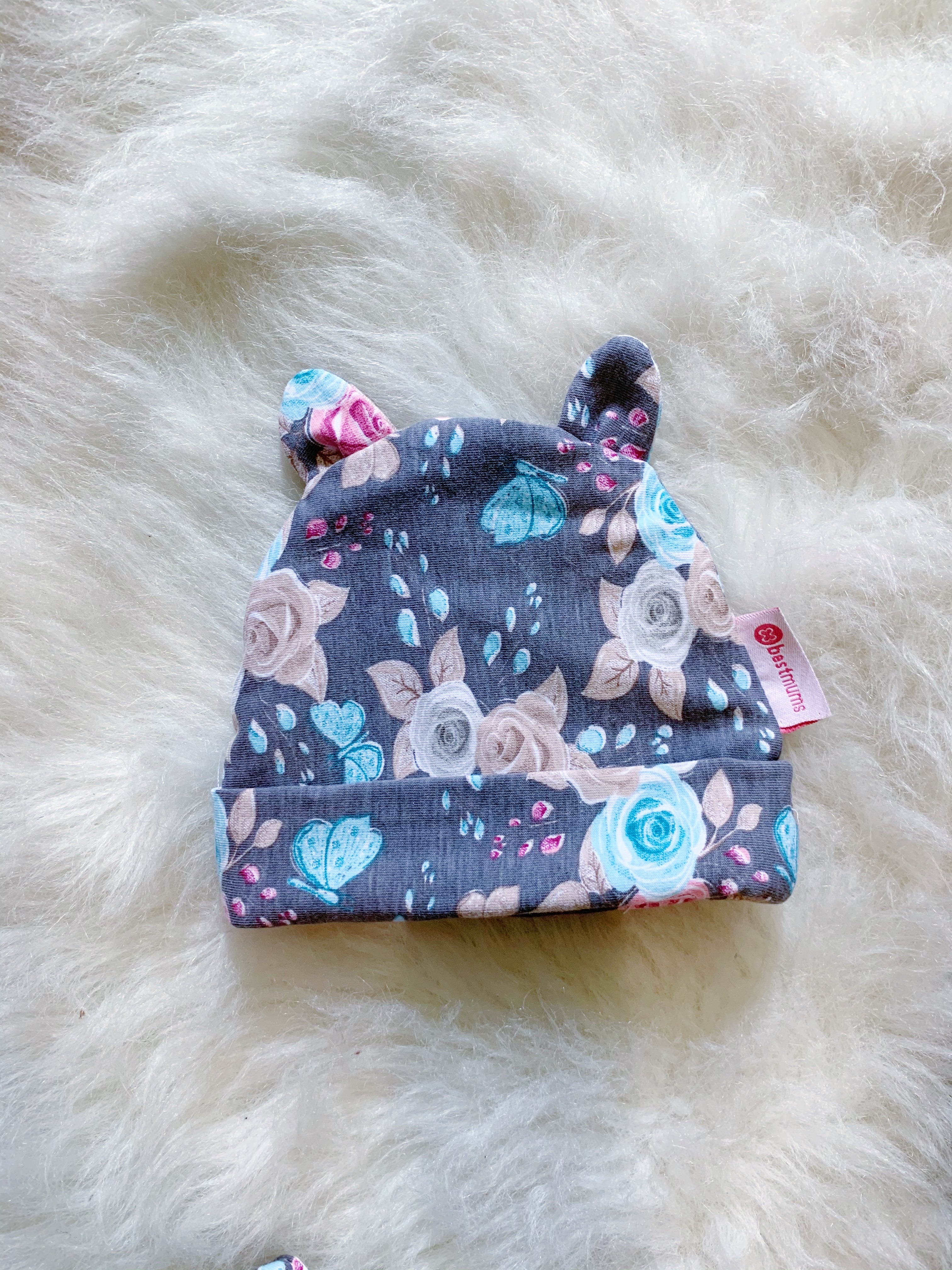 Flowers Baby Hat