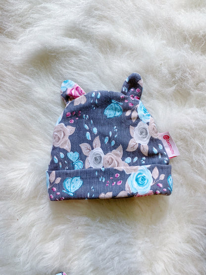 Flowers Baby Hat