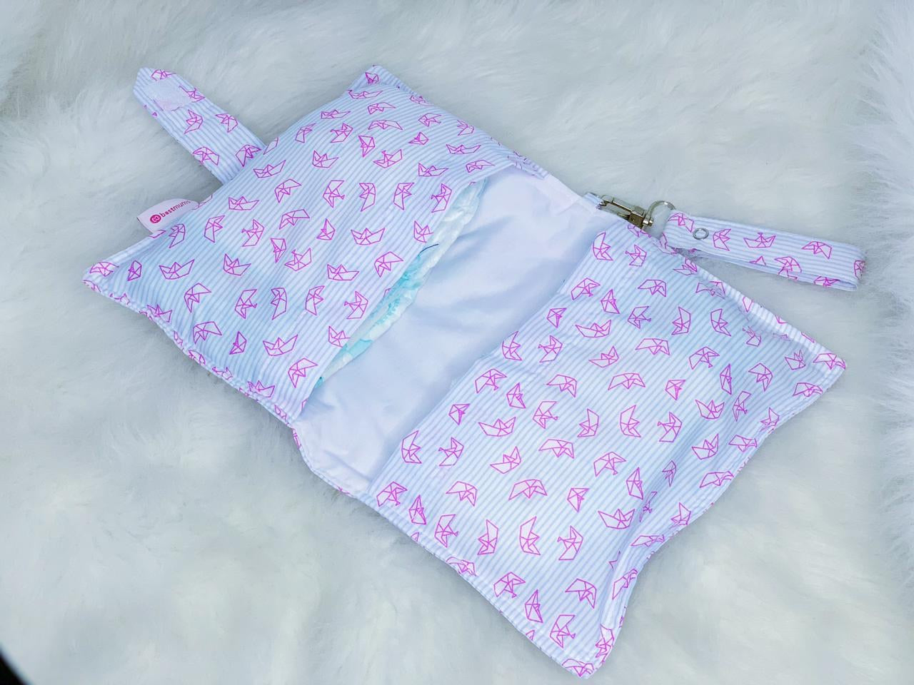 Blue Sailor Diaper Wallet