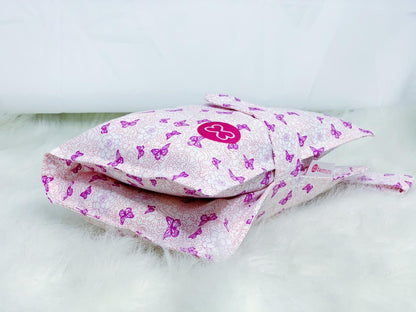 Purple Butterfly Diaper Wallet