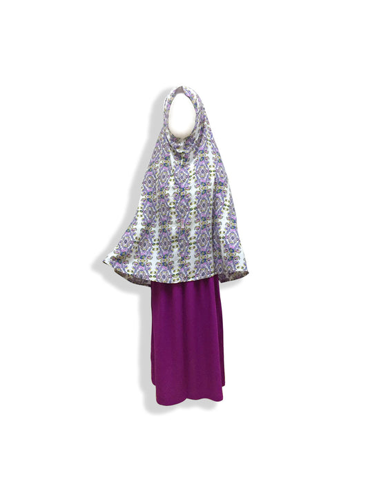 White/Purple Girls Prayer Set