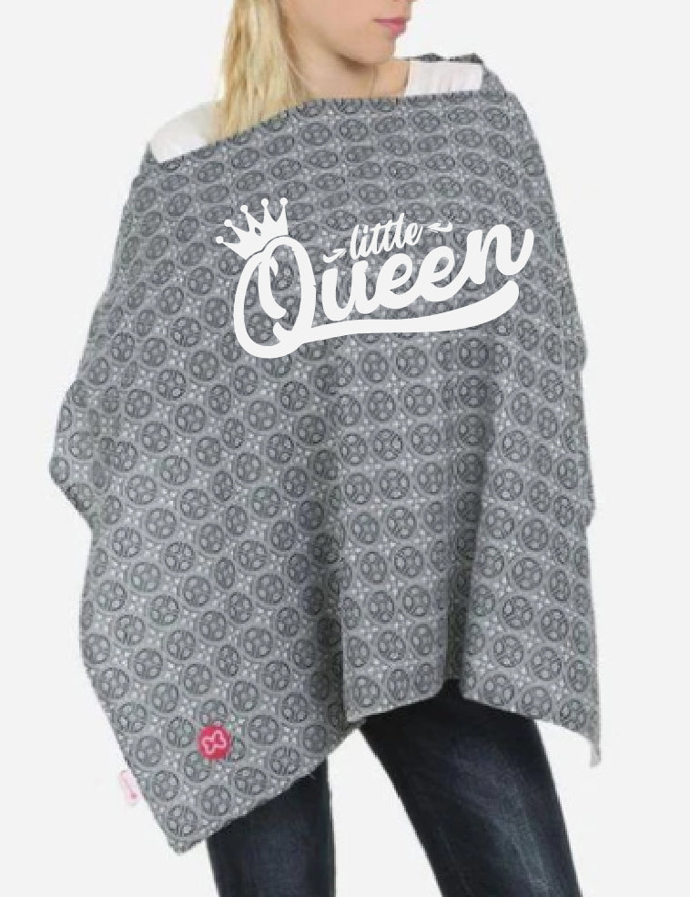 Black Print Nursing Cover