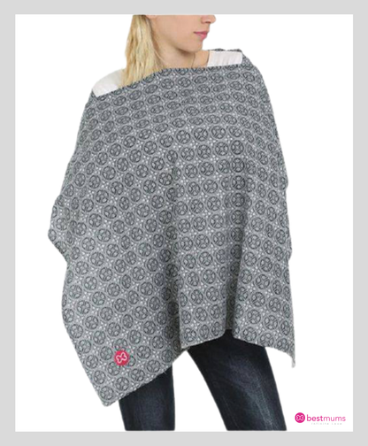Black Print Nursing Cover
